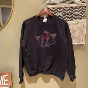 CREW NECK VINTAGE GROUP THERAPY PALM DESSERT M